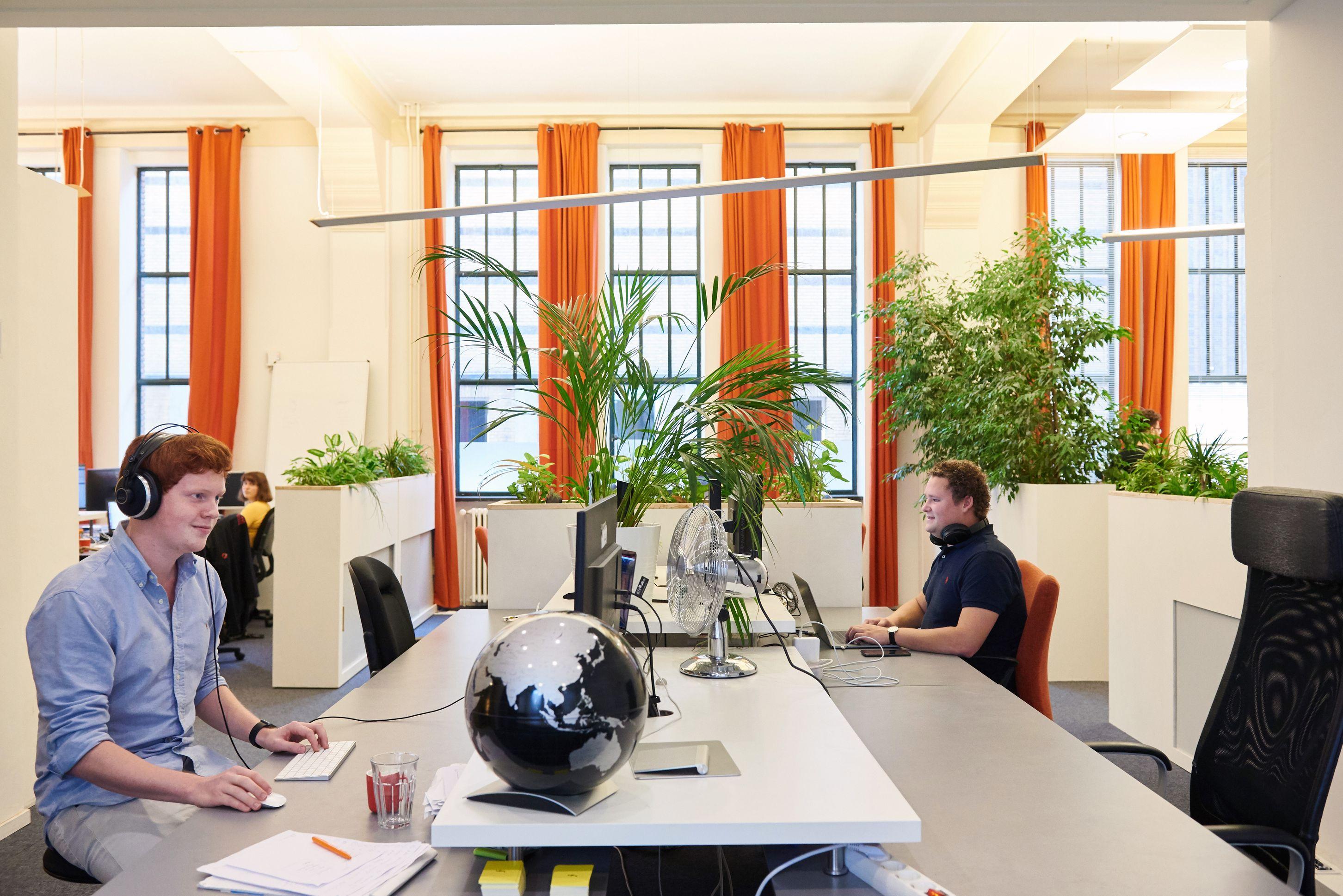 A good place is half the work: we work in a coworking space